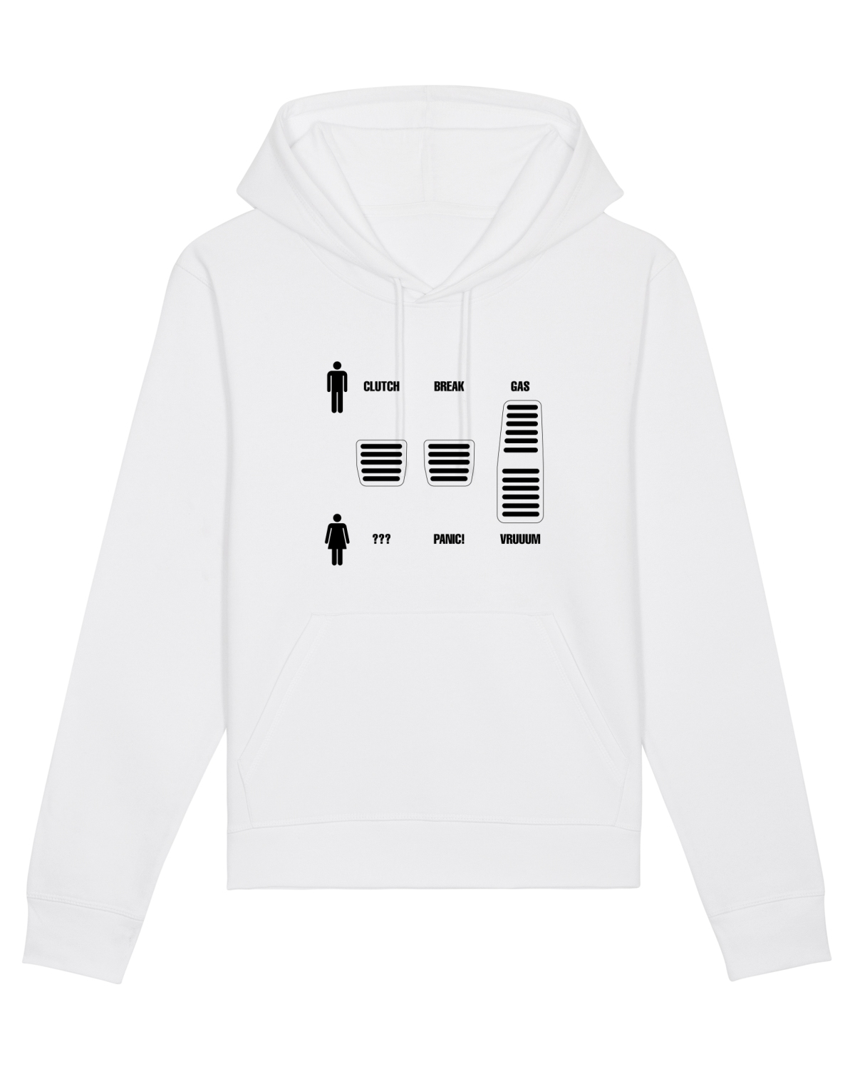 Hanorac Unisex Drummer White