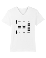 Men vs. women Tricou mânecă scurtă guler V Bărbat Presenter