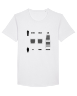 Men vs. women Tricou mânecă scurtă guler larg Bărbat Skater