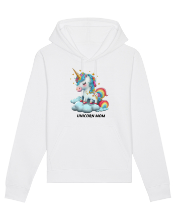 Unicorn mesaj UNICORN MOM,  design 1 White