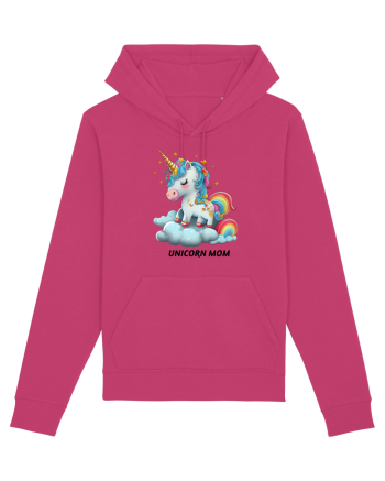 Unicorn mesaj UNICORN MOM,  design 1 Raspberry