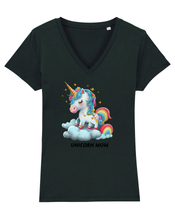 Unicorn mesaj UNICORN MOM,  design 1 Black