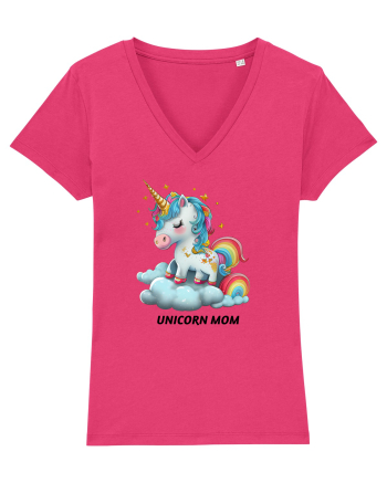 Unicorn mesaj UNICORN MOM,  design 1 Raspberry