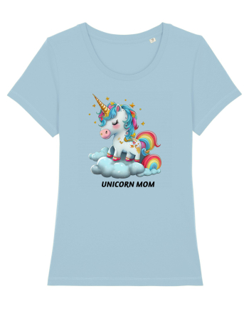 Unicorn mesaj UNICORN MOM,  design 1 Sky Blue