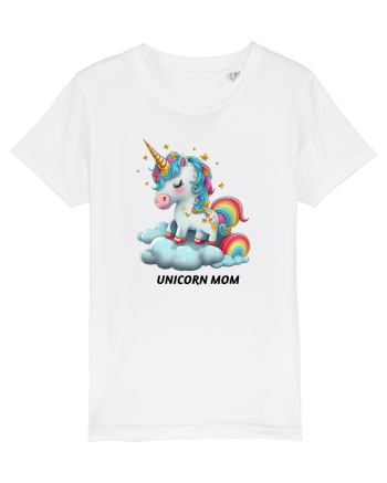 Unicorn mesaj UNICORN MOM,  design 1 White
