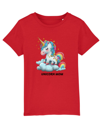 Unicorn mesaj UNICORN MOM,  design 1 Red