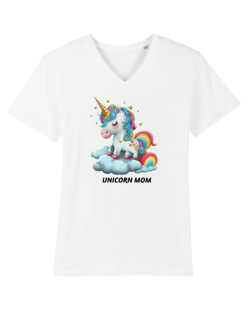 Unicorn mesaj UNICORN MOM,  design 1 White