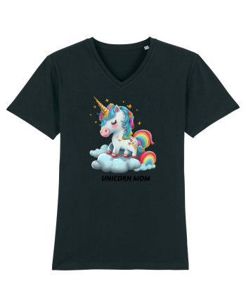 Unicorn mesaj UNICORN MOM,  design 1 Black