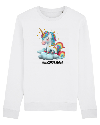 Unicorn mesaj UNICORN MOM,  design 1 White
