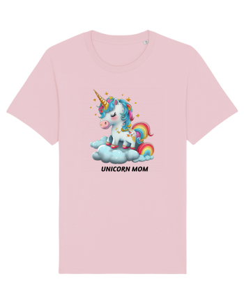Unicorn mesaj UNICORN MOM,  design 1 Cotton Pink