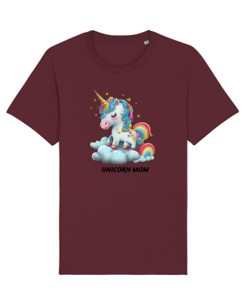 Unicorn mesaj UNICORN MOM,  design 1 Burgundy