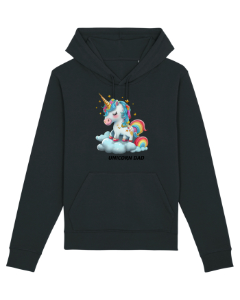 Unicorn mesaj UNICORN dad,  design 1 Black