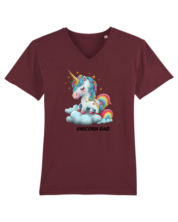 Unicorn mesaj UNICORN dad,  design 1 Burgundy
