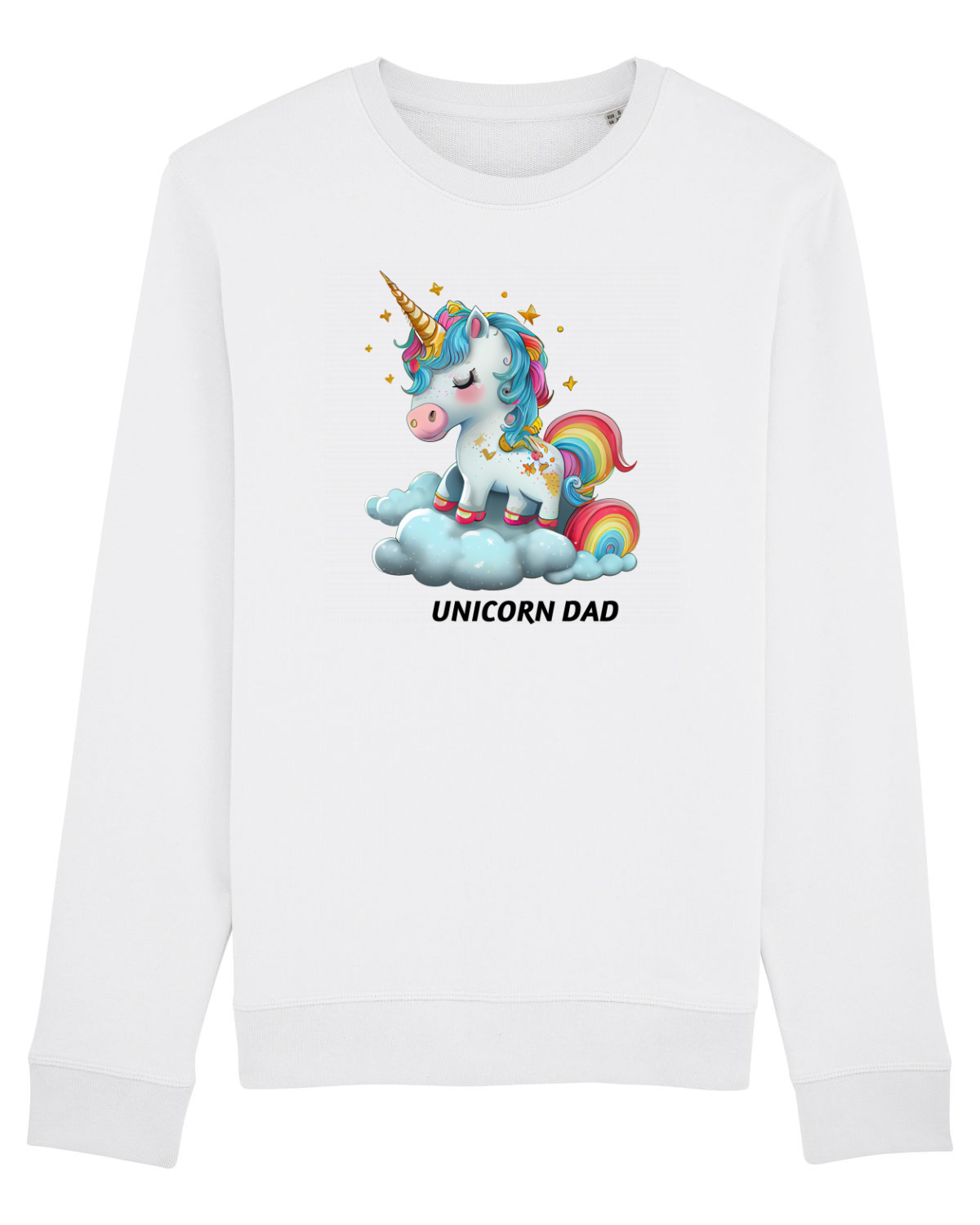 Bluză mânecă lungă Unisex Rise White