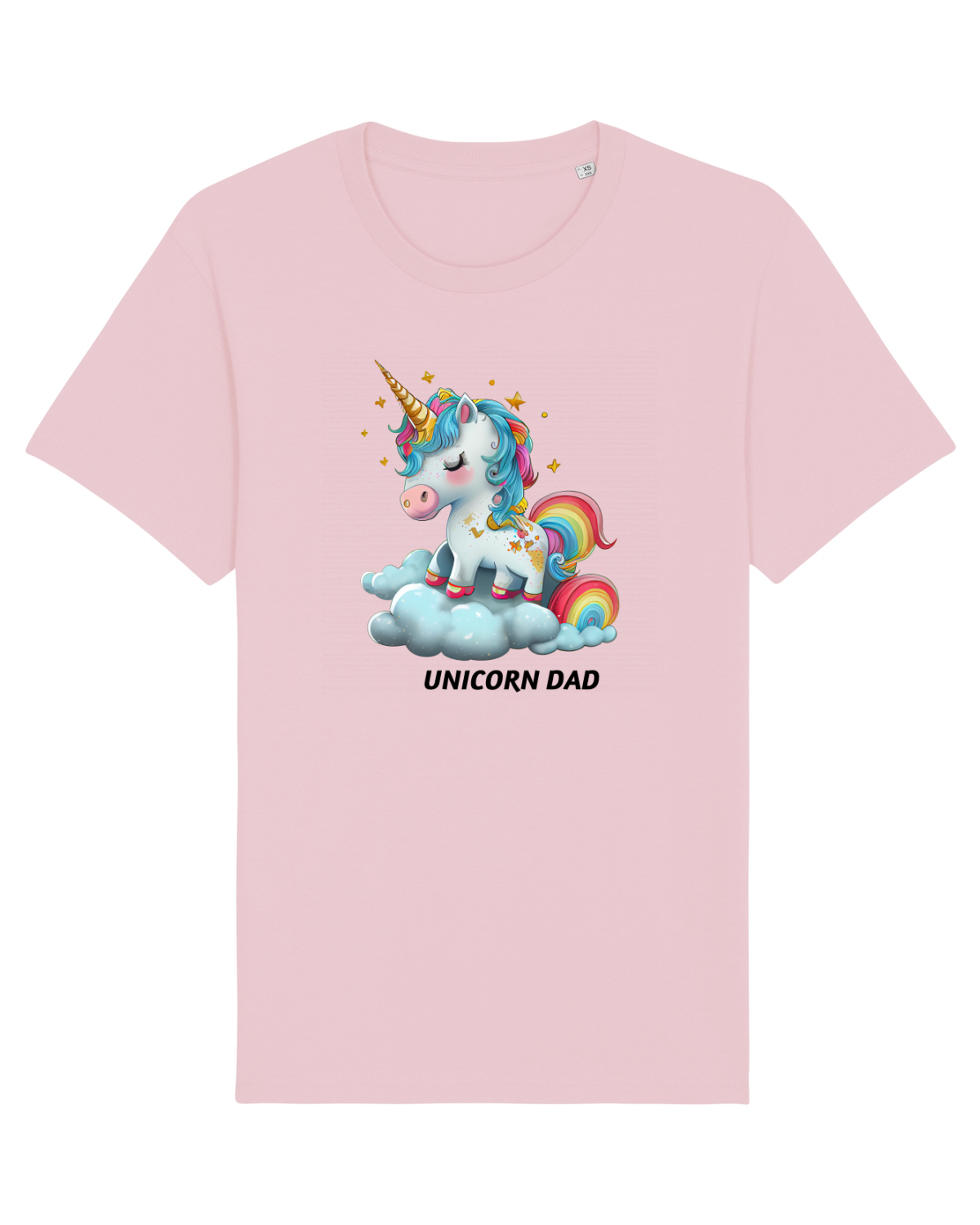 Tricou mânecă scurtă Unisex Rocker Cotton Pink