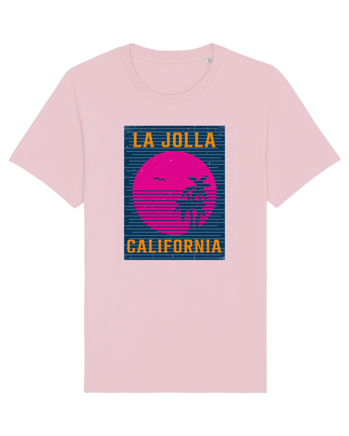 Tricou mânecă scurtă Unisex Rocker Cotton Pink