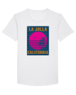 La Jolla California Tricou mânecă scurtă guler larg Bărbat Skater
