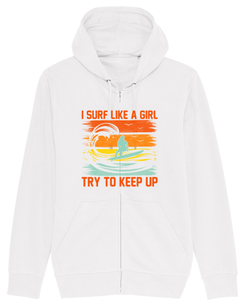 I SURF LIKE A GIRL TRY TO KEEP UP White