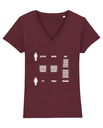 Men vs. women Burgundy