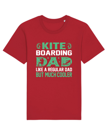 kite Boarding Dad Like A Regular Dad But Much Cooler Red