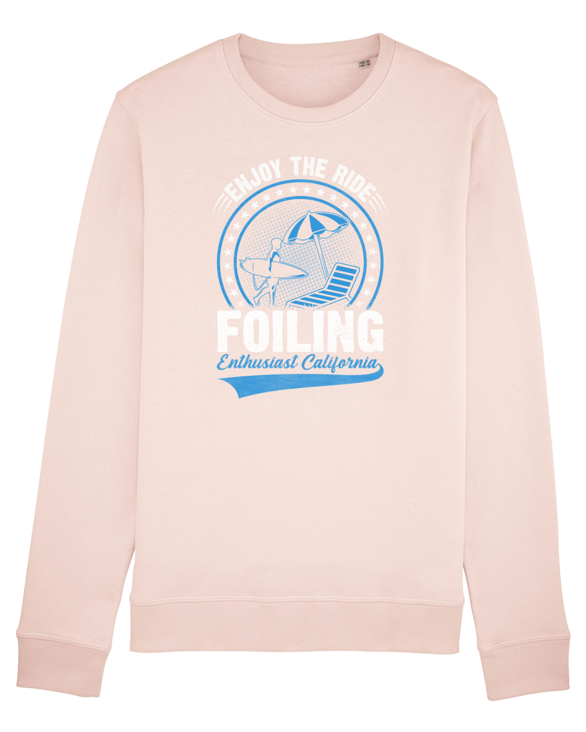 Bluză mânecă lungă Unisex Rise Candy Pink