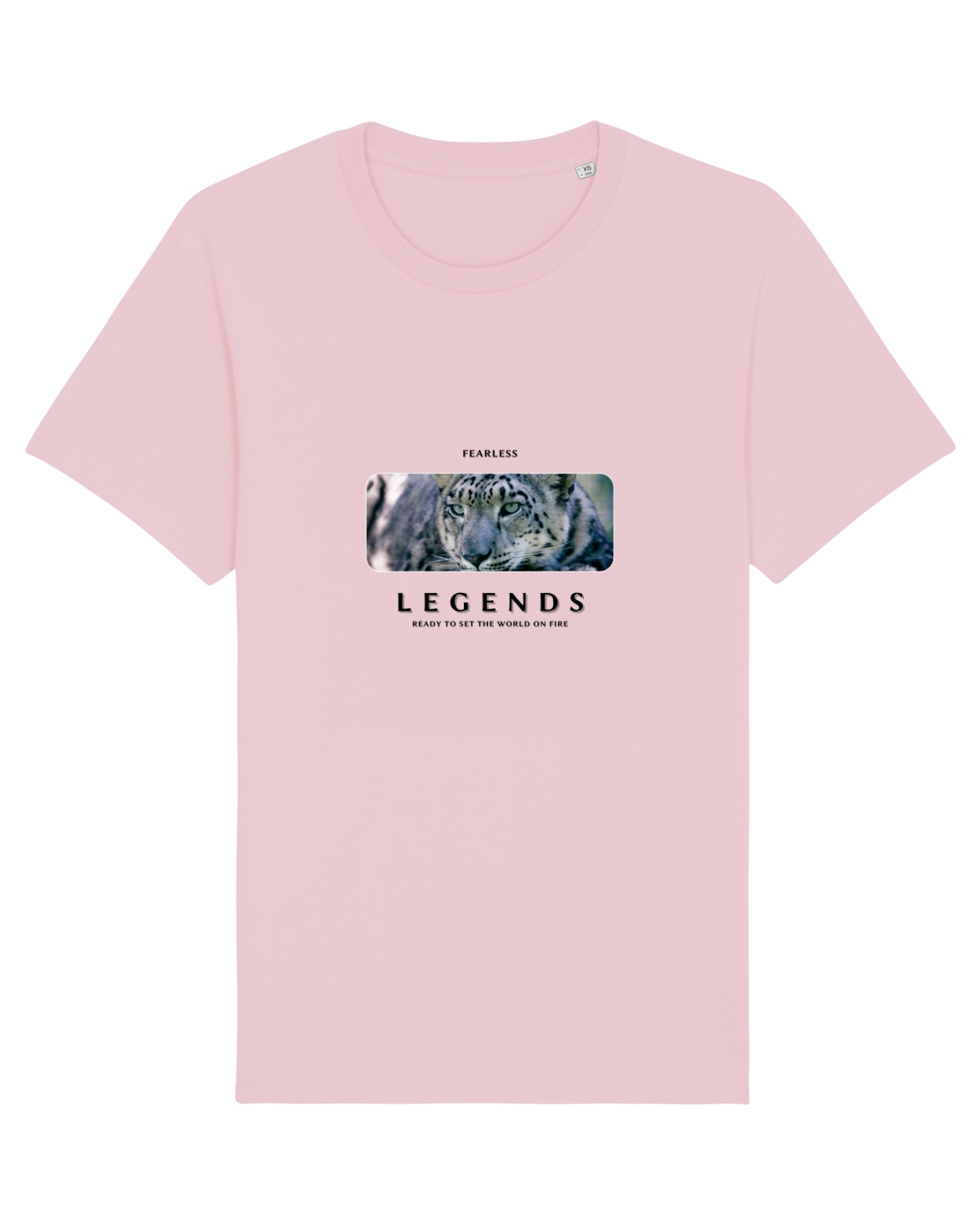 Tricou mânecă scurtă Unisex Rocker Cotton Pink