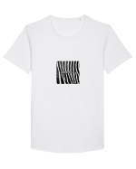 ZEBRA Tricou mânecă scurtă guler larg Bărbat Skater