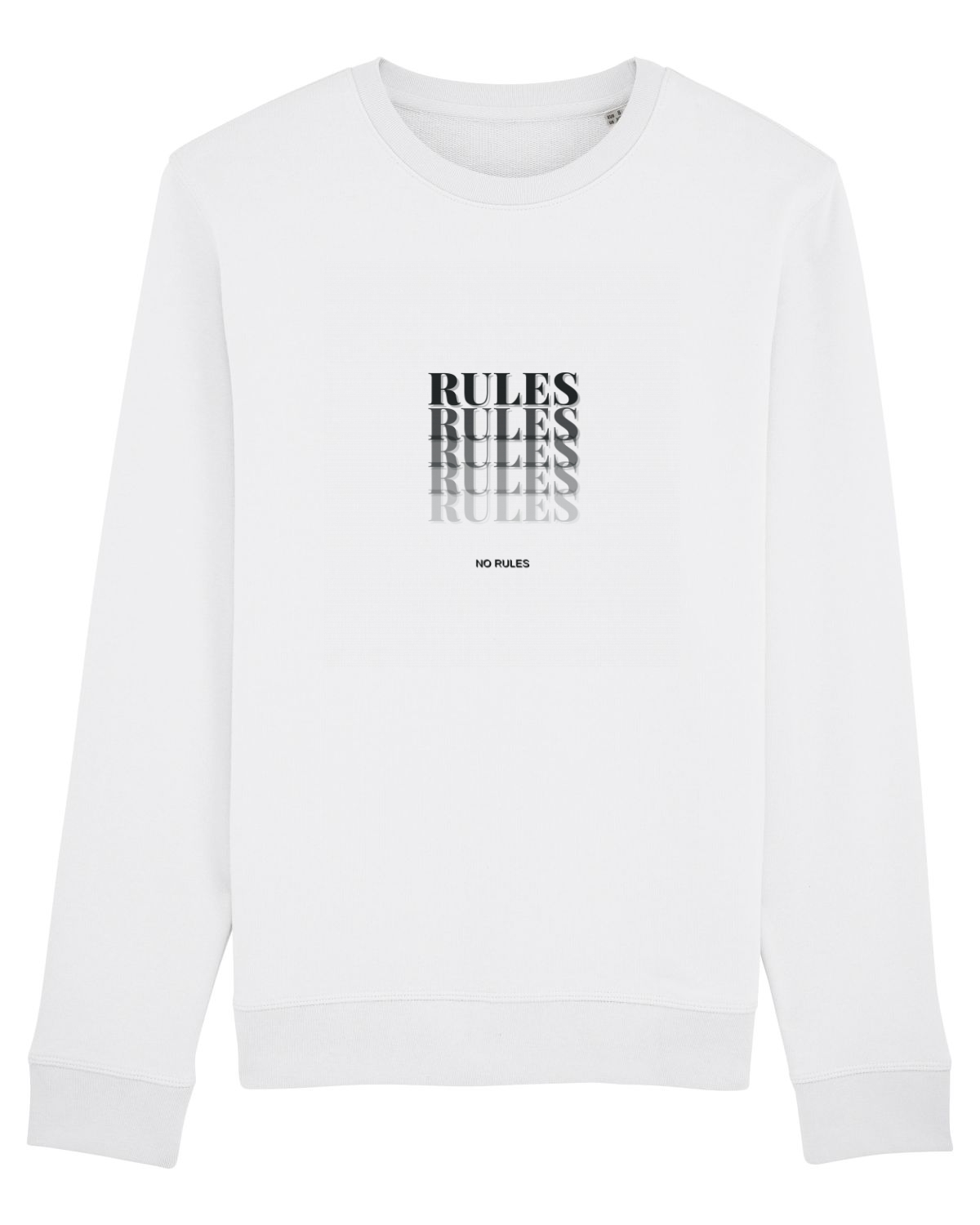 Bluză mânecă lungă Unisex Rise White