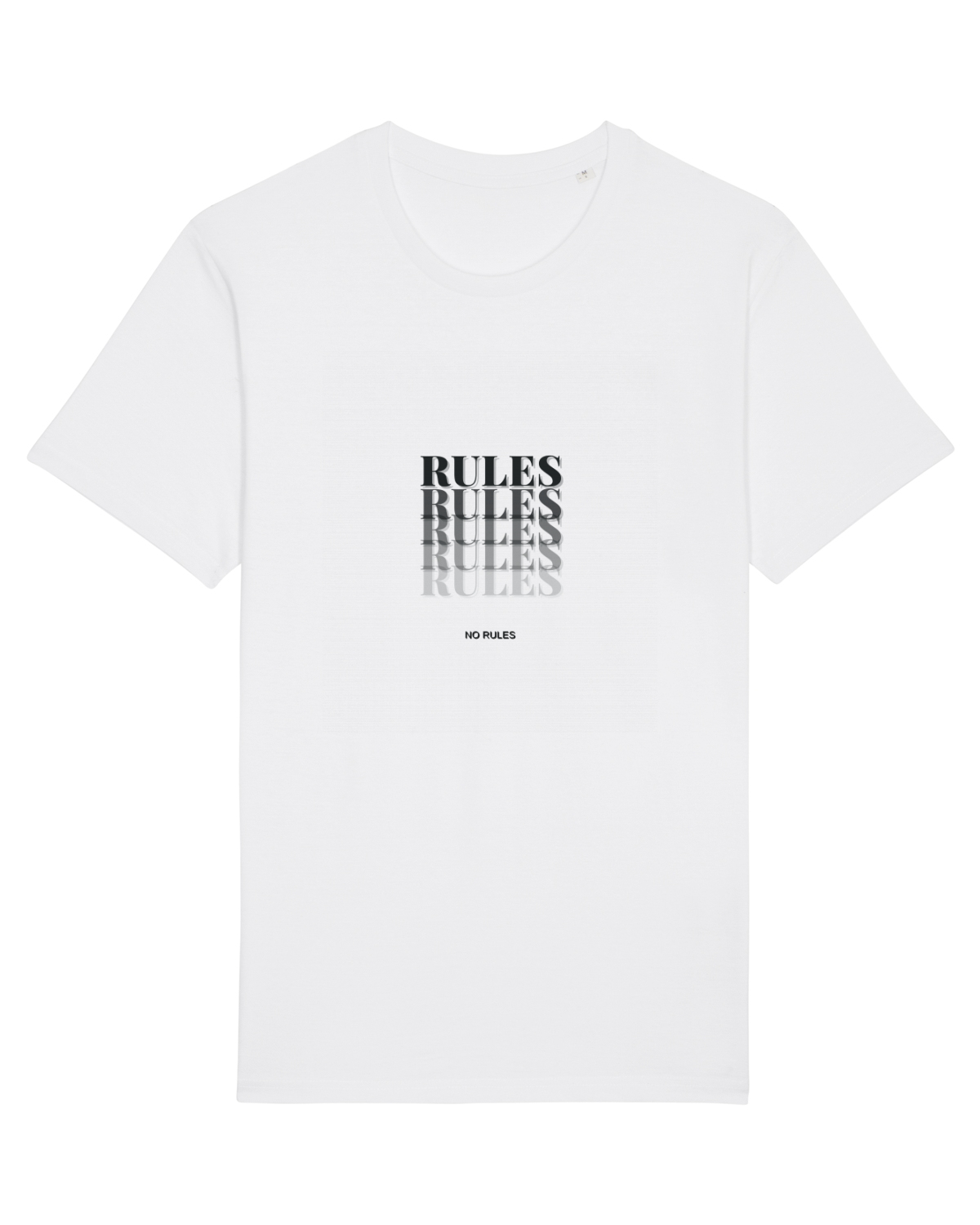 Tricou mânecă scurtă Unisex Rocker White