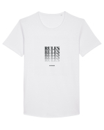 RULES  Tricou mânecă scurtă guler larg Bărbat Skater