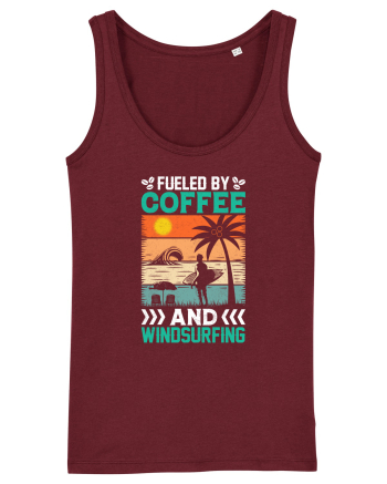 Fueled By Coffee And Windsurfing Burgundy