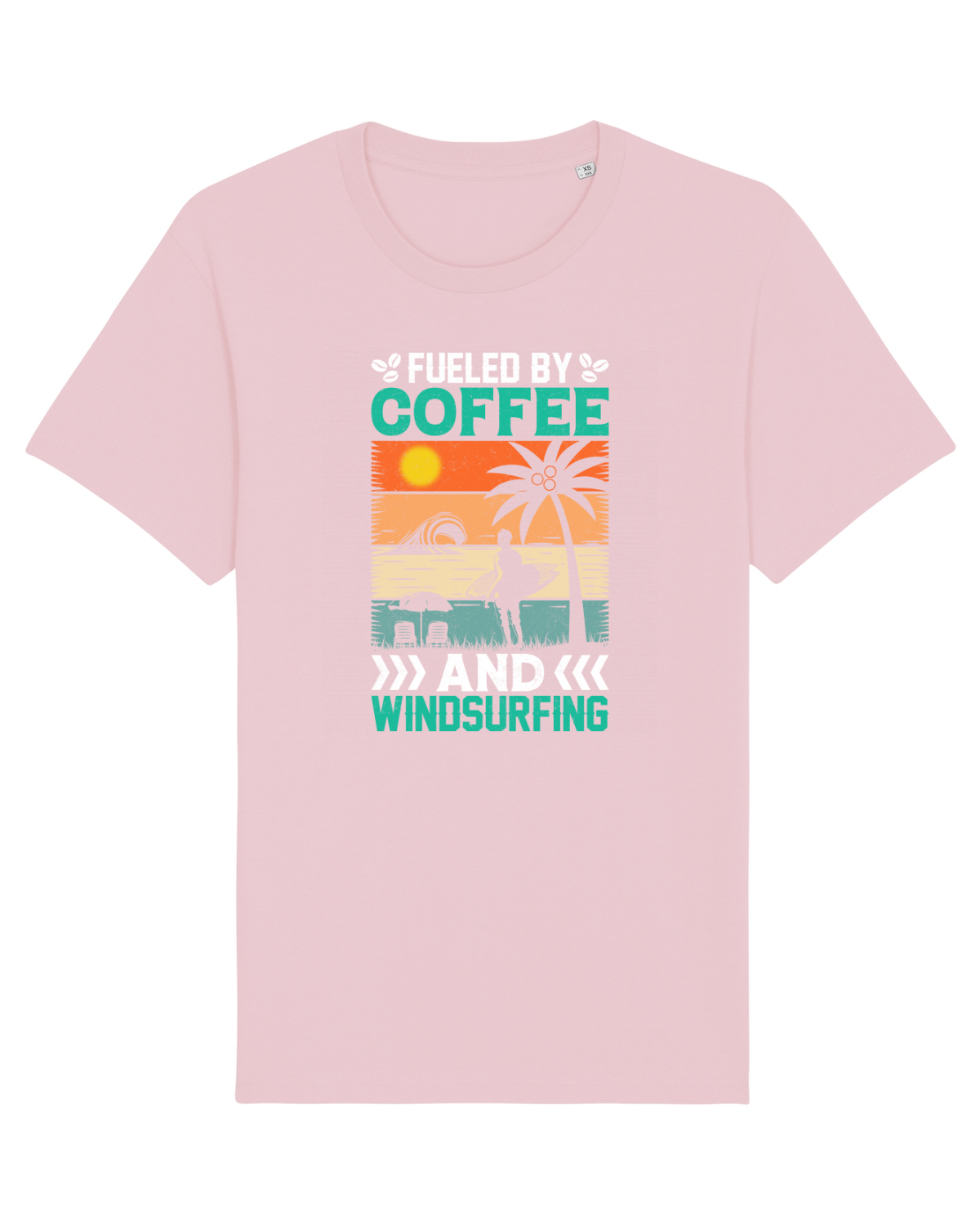 Tricou mânecă scurtă Unisex Rocker Cotton Pink