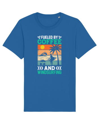 Fueled By Coffee And Windsurfing Royal Blue