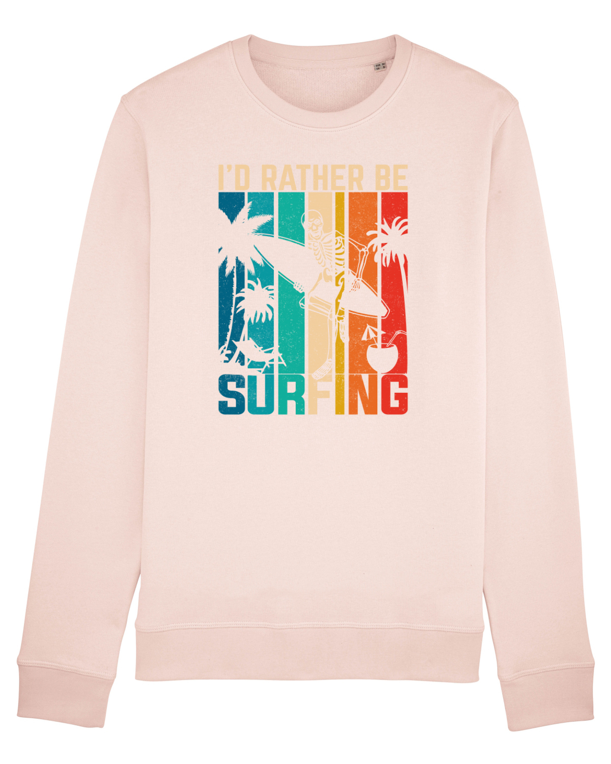 Bluză mânecă lungă Unisex Rise Candy Pink