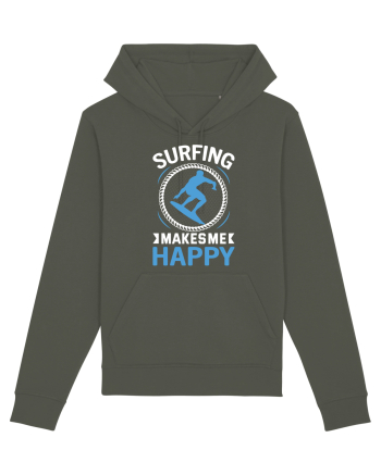 Surfing Makes Me Happy Khaki