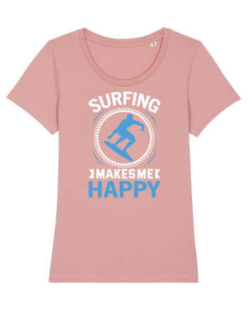 Surfing Makes Me Happy Canyon Pink