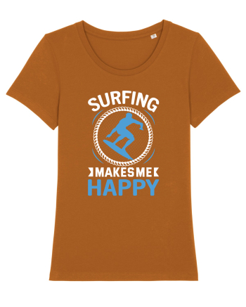 Surfing Makes Me Happy Roasted Orange