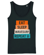 Eat Sleep Wavesurf Repeat Maiou Damă Dreamer