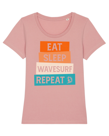 Eat Sleep Wavesurf Repeat Canyon Pink