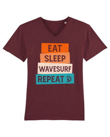Eat Sleep Wavesurf Repeat Burgundy