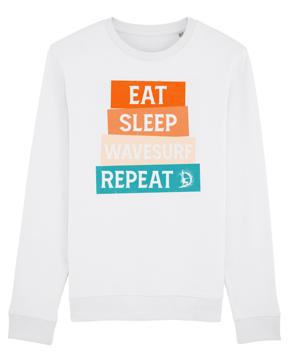 Bluză mânecă lungă Unisex Rise White