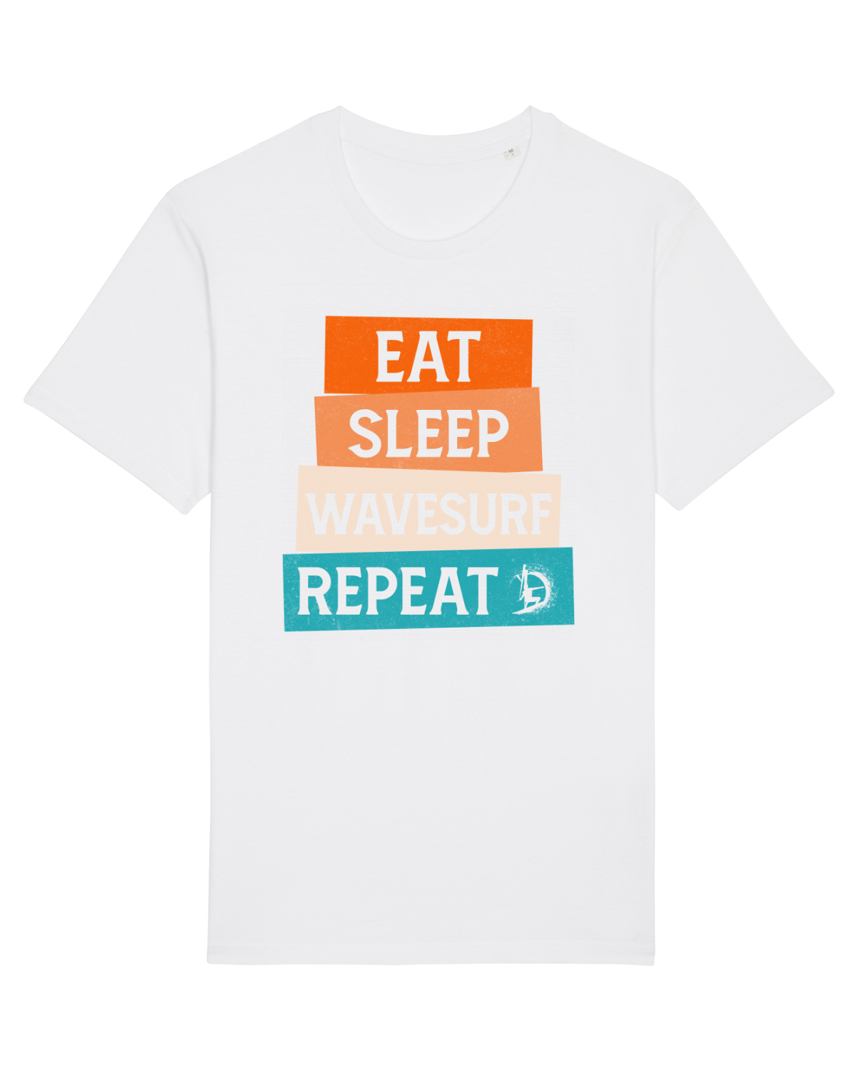 Tricou mânecă scurtă Unisex Rocker White