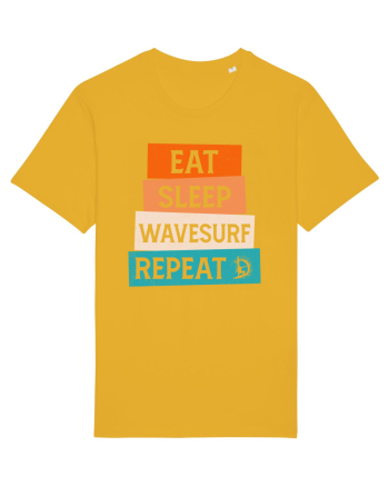 Eat Sleep Wavesurf Repeat Spectra Yellow