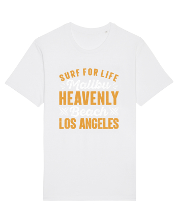 Surf For Life Malibu Heavenly Beach Los Angeles White