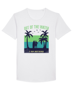Out of the water, I am nothing Tricou mânecă scurtă guler larg Bărbat Skater