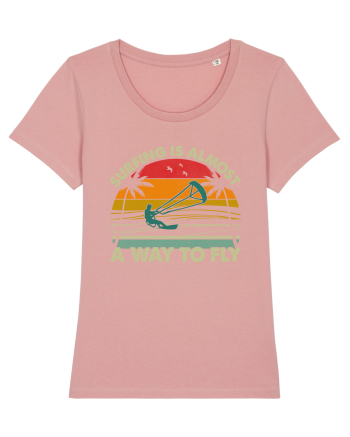 Surfing is almost a way to fly Canyon Pink