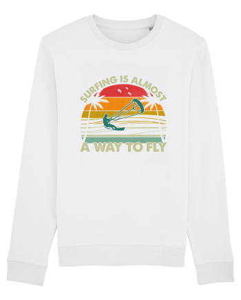Surfing is almost a way to fly White