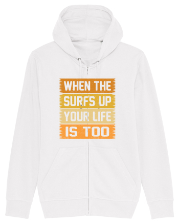 When the surf's up, your life is too White