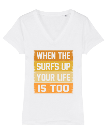 When the surf's up, your life is too White