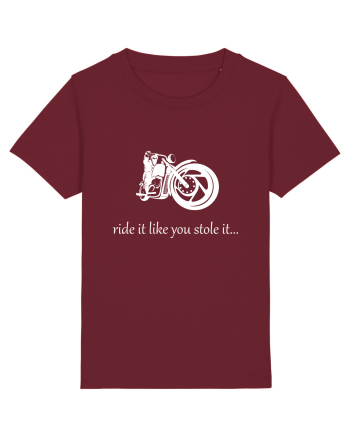 Ride it Burgundy